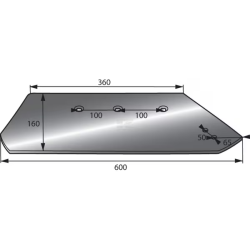 Soc gauche Goizin 010550 15" Adaptable