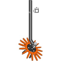 KIT étoiles à doigts Ø370mm avec dent - gauche