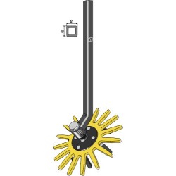 KIT étoiles à doigts Ø370mm avec dent - droit