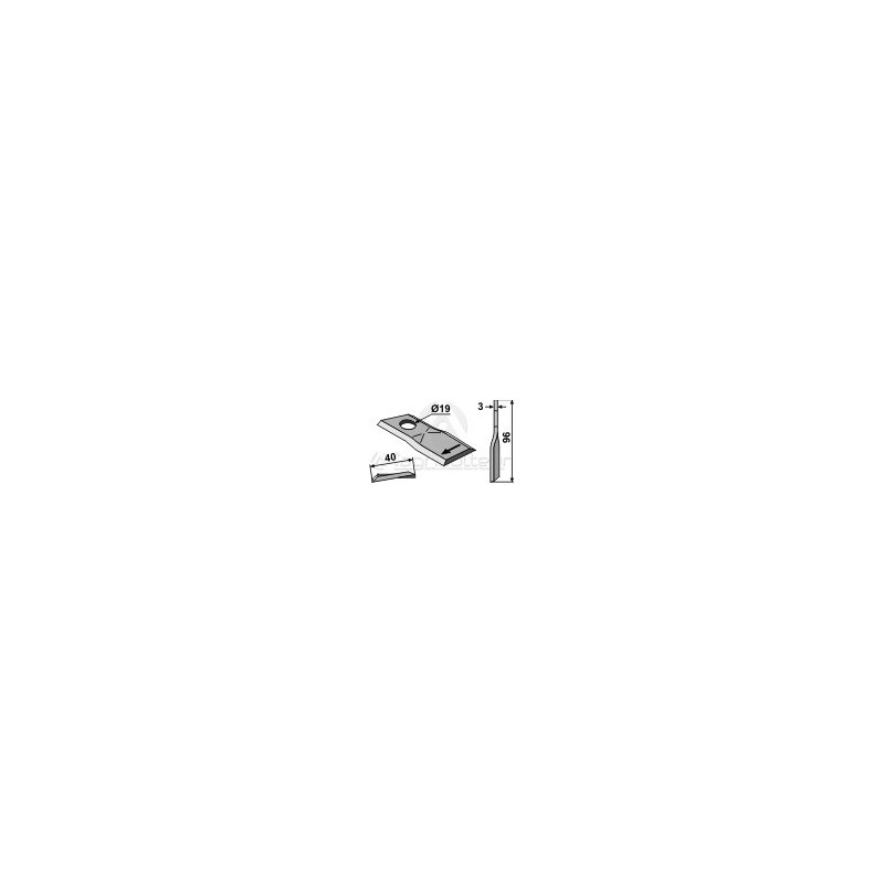 Couteau rotatif - POttinger - 434979 / 434997 / 434995