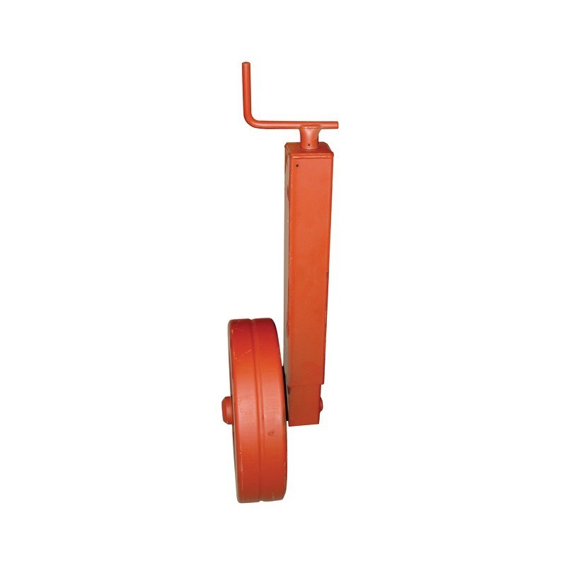 ROUE REGLABLE PROFONDEUR CARRE 80 MM ROUE FER Ø 400X100 MM