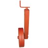 ROUE REGLABLE PROFONDEUR CARRE 80 MM ROUE FER Ø 400X100 MM