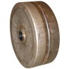 ROUE TOLE 400X150 NUE SANS ROULEMENT