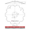 Disques de Déchaumeurs Horsch 520X6 - 28071305