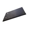 Aileron gauche de déchaumeur avec plaquettes carbure plat pour Smaragd - Lemken - 3374421