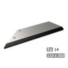 Aileron gauche de déchaumeur avec plaquettes carbure plat pour Smaragd - Lemken - 3374421