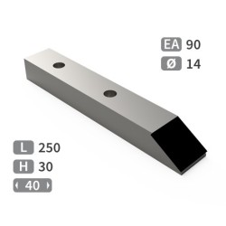 Pointe de décompacteur avec plaquettes carbure - Duro - DENT0048/0049