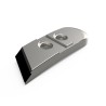 Pointe droite avec plaquettes carbure et renfort acier pour soc de charrue - Duro - 6432