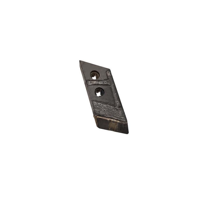 Pointe plate droite avec plaquettes carbure et rechargement pour soc de charrue - Amazone - VNPK801101A