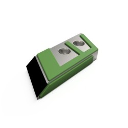 Pointe plate droite avec plaquettes carbure et rechargement pour soc de charrue - Amazone - VNPK801101A