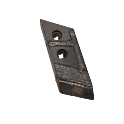 Pointe plate droite avec plaquettes carbure et rechargement pour soc de charrue - Vogel-Noot - 701401