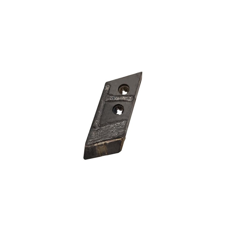Pointe plate gauche avec plaquettes carbure et rechargement pour soc de charrue - Amazone - VNPK801102A