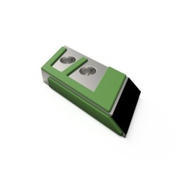 Pointe plate gauche avec plaquettes carbure et rechargement pour soc de charrue - Amazone - VNPK801102A