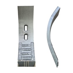 Soc de cultivateur diamètre 12 mm avec plaquettes carbure et rechargement fixation lumière 45-75 mm - Toutes marques