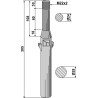 Dent pour herses rotatives 305mm - Agrator - 0122501