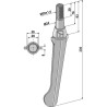 Dent pour herses rotatives - Lely - 1169901068