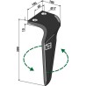 Dent pour herses rotatives, gauche - Maschio / Gaspardo - 36100216