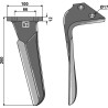 Dent pour herses rotatives 260mm, gauche - Emy-Elenfer - 2901277