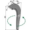 Dent pour herses rotatives 280mm, gauche - Rabe - 8409.12.02 - 8426.43.02