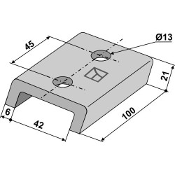 Protection pour boulons - Maschio / Gaspardo - 10100247