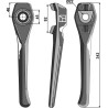 Dent pour herses rotatives 342mm, droit - Lely - 1.1699.0112.0