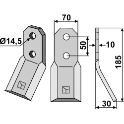 Dent rotative 185x70mm - Pegoraro - 5333