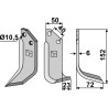 Couteau 152x50mm, droit - Pasquali - 478 - 500098