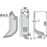 Couteau 190x80mm, droit - Ortolan