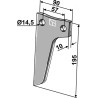 Dent rotative 195x90mm - Maschio / Gaspardo
