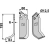 Couteau 195x60mm, gauche - Maschio / Gaspardo - 566153