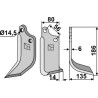 Couteau 186x80mm, droit - Maschio / Gaspardo - 2108432