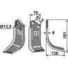 Couteau 181x70mm, droit - Kuhn - K1620010