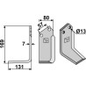 Couteau 169x80mm 169x80mm, gauche - Kuhn - 522276