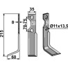 Dent rotative 215x35mm, gauche - Simon