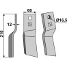 Dent rotative 210x60mm, gauche - Howard - 184215