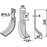 Couteau 220x45mm, droit - Grillo (Pinza) - 9253
