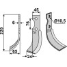 Couteau 220x45mm, gauche - Grillo (Pinza) - 9254