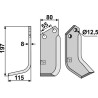 Couteau 197x80mm, gauche - Gramegna - ZL905