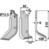 Couteau 210x60mm, droit - Goldoni - 20136