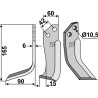 Couteau 165x60mm, gauche - Goldoni - 5624265