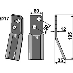 Dent rotative 195x60mm - Forigo-Roteritalia - F4153011