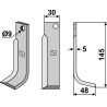 Couteau 145x30mm, droit - FM-Matras - D7