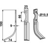 Couteau 192x25mm, gauche - Ferrari - 305064114