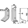 Couteau 163x50mm, droit - Bertolini - S.315 HP14