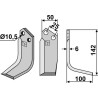 Couteau 142x50mm, droit - Ferrari - 496367