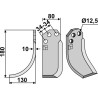 Couteau 180x80mm, gauche - Carraro S.p.A.