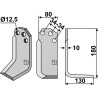 Couteau 180x80mm, droit - Carraro S.p.A.