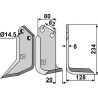 Couteau 234x80mm, droit - Celli