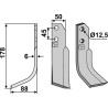 Couteau 178x50mm, gauche - Carraro Antonio - 6809006