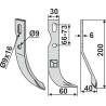 Universel Couteau 200x30mm, droit - Benassi